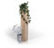 moebel-eins Blumensäule Fichte massiv Dekosäule Holzsäule Säule Landhaus Design, Natur, 17x17 cm, 100 cm