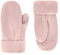 Futrzane Modern Fäustlinge - Fellhandschuhe Damen - Handschuhe Winter mit Pelz (Rosa Kurz Modern)