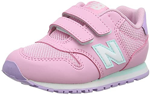 New Balance Bambine e Ragazze 500 Sneaker, Rosa Pink Lemonade, 35 EU