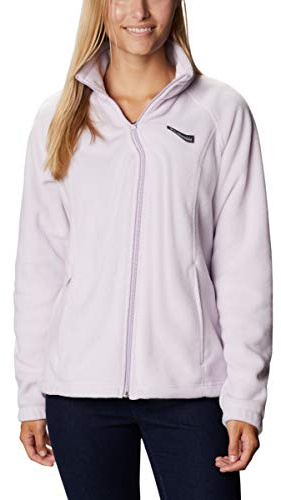Columbia Women's Benton Springs Full Zip Fleece Jacket, Pale Lilac, M