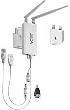 VONETS 2.4GHz Ripetitore WiFi Ponte Ethernet Wireless/Mini Router/Segnale Hotspot Bridge Adattatore RJ45, Alimentato DC/USB per Telecamera IP, PLC Industriale, AGV, Dispositivi di Rete VAP11S