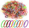 Molain 1000 Stück Mini Bunte Gummibänder Haarbänder Flechten Haargummis für Kinderhaar, Hochzeit Frisur, Kleine Dreadlocks, Pferdeschwanz-halter Haltbare aus Weichem Gummi