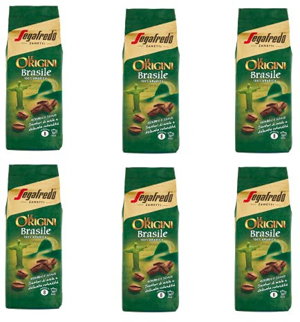6 Pacchetti Caffè macinato Segafredo Zanetti le Origini Brasile 6x250 g