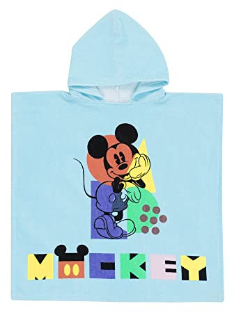 Mickey Mouse bunter Kapuzen-Handtuch-Poncho