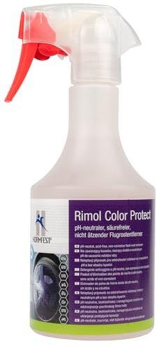 Normfest Rimol Color Protect Felgenreiniger – pH-neutraler Bremsstaub- & Flugrostentferner mit Farbwechsel, säurefrei & materialschonend, für Alu-, Stahl- & Chromfelgen – 500 ml