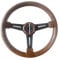 ND20S-0718100 Racing Lenkrad 14 Zoll 350mm Holz/Massivholz Farbe Sportlenkrad Universal