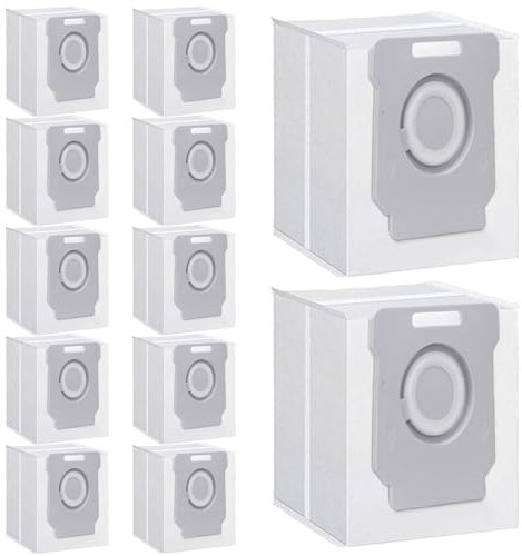LesinaVac 12 Stück ErsatzStaubsaugerbeutel für iRobot Roomba i7 Plus i7+ (7550) i3+ (3550) i4+(4552) i6+ (6550) i8+ (8550) s9+ (9550) j7+ (7550) I & JSerie. Clean Base Automatische