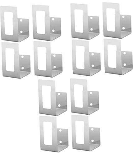 DOITOOL Multifunctional Wall Mounted Pot Lid Rack Stainless Steel Kitchen Organizer for Pan Lids and Cutting Boards Space Saving Design