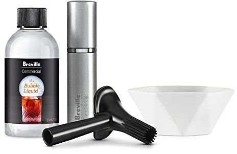 Breville PolyScience Rauchblasen-Set, klein, Schwarz