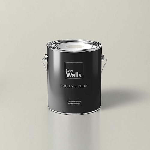 New Walls Premium Peinture murale Crème Sauge Liquid Luxury Peinture émulsion d'intérieur - 5 L