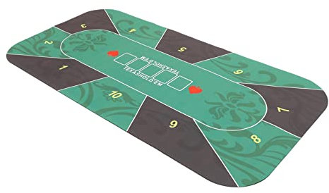 ibasenice Sichere Gummi Poker Tisch Abdeckung Poker Matte Tisch Tuch Hause Dekorative Matte