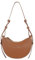 Juoxeepy Satteltasche für Damen, Umhängetasche, Halbmond-Geldbörse, trendige Umhängetasche, Hobo-Handtasche, Braun