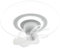 BEL AIR HOME - Ventilador Plafón Led RAKI - Motor DC - Luz LED 80W - Mando a Distancia -Ideal Para Dormitorios (50 CM MOVE)