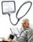 PalProt® Magnifying Glass with Light Hands Free: 3x Neck Wearable Lighted Magnifier for Reading Books - Large Full Page Magnify for Vision Aids Seniors Craft Sewing Cross Stich Close Work