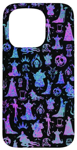 Hülle für iPhone 15 Pro Disney Villains Midnight Silhouetten