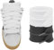 UamGlsob 2 Paires de Lacets Plats Extra-larges (15mm) pour Chaussures Adidas Campus 00s, Style Rétro Streetwear, Lacets Gros épais pour Sneakers (White+Black, 45/115cm)