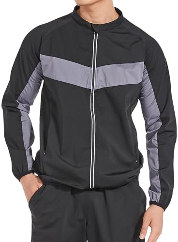 SEXYWG Vêtement Sauna Homme Vêtement Sudation Chemise Sauna Combinaison Sudation Gym Fitness Sudation Chemise Top Manche Longue