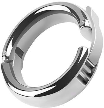 GeRRiT Edelstahl Penisring Verstellbarer Cockring Hodenring Metall Hodensack Penis Hoden Bondage Stretch Ring Cock Ringe Ball Stretcher Erektion Sex Spielzeug für Männer