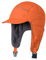 GADIEMKENSD Winter Trapper Hunting Hat with Earflaps Brim Visor Reflective Baseball Cap Warm Aviator Hats for Ski Rain Work Golf Running Outdoor Orange