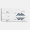 ARTHUB® Leinwandbild 80x160 cm, Chinese Style Mountains | Wohnzimmerdekoration, Hängende Bilder, Wanddekoration, Heimdekoration, Moderne, Asiatisch