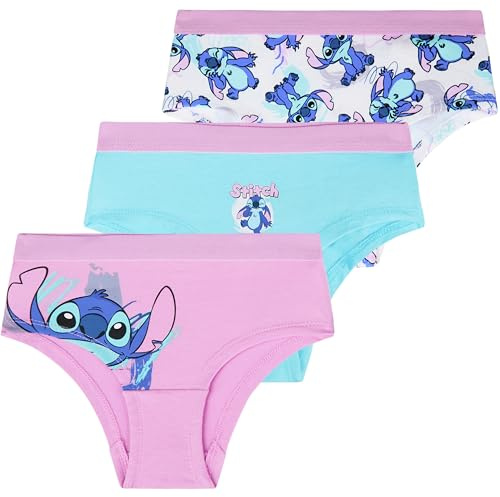 Get Trend Pokemon | Stitch Knickers Girls Breathable Panties Toddlers Teens Underwear Multipack Underpants Gifts for Girls
