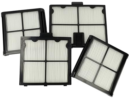 vhbw 4X Filtres HEPA 13 Compatible avec Dolphin Carrera 20, 25 aspirateur, Nettoyeur Piscine - Coussinets