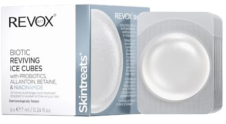 REVOX B77 BIOTIC Revitalisierende Eiswürfel mit Probiotika, Allantoin, Betain und Niacinamid, 6 x 7 ml