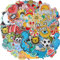 AXEN 100PCS Embroidered Iron on Patches, Random Assorted Decorative Patches Cute Sewing Applique for Clothes, Jackets, Hats, Backpacks, Jeans