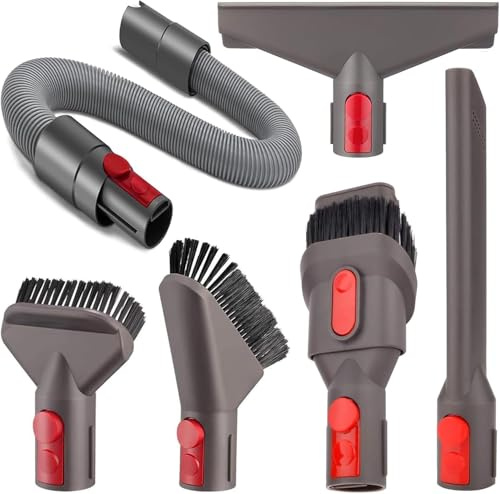 6 Stück Staubsauger Zubehör Set für Dyson Gen5 V7 V8 V10 V11 V12 V15 SV10 SV11, Staubsauger Ersatzteile Düsen, Staubsaugeraufsatz