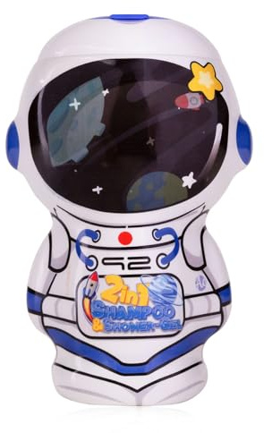 Accentra 2in1 Duschgel TAKE ME TO THE MOON für Kinder, 400 ml Pflegedusche und Shampoo in Astronauten Design für Körper und Haare, frischer Ocean Duft, Geschenkidee für Kinder zum Geburtstag