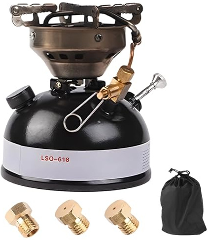 Machify Estufa de exterior resistente al viento, etanol de gasolina, sistema de cocina portátil, uso en camping y picnic