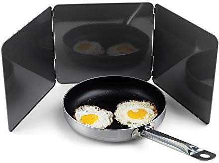 Fox Run 5938 Non-Stick Ölspritzschutz, Kohlenstoffstahl, Grauer Stahl