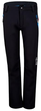Trollkids Kids Fjell Softshell Pant | Wasserabweisend und winddicht, Hohe Elastizität für große Bewegungsfreiheit, Warmes Fleece-Innenfutter