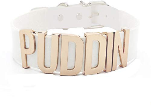 Abitoncc Choker Halsband PU Leder Halsreif Halskette Haley Quinn Cosplay Squad Custume Zubehör Puddin Halskette für Frauen Mädchen Halloween Geburtstagsfeier Cosplay Medium Kunstleder, Medium,