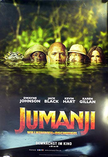 Jumanji - Teaser - Dwayne Johnson - Karen Gillan - Filmposter A1 84x60cm gerollt