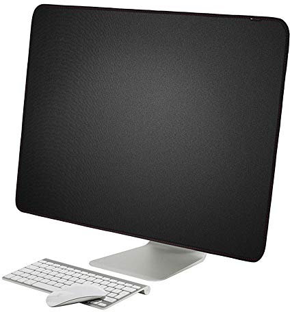 Yrzper Monitorabdeckung Kompatibel mit Apple iMac 27'' und 21,5'' Staub Monitor Hülle Displayschutzfolie Schwarz, 21,5 Zoll