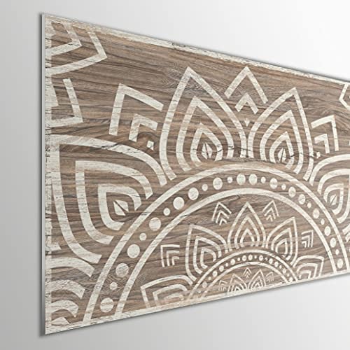 MEGADECOR DECORATE YOUR HOME Kopfteil für Bett, PVC, 5 mm, dekorativ, Modell Wampanoag (200 x 60 cm)