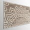 MEGADECOR DECORATE YOUR HOME Kopfteil für Bett, PVC, 5 mm, dekorativ, Modell Wampanoag (200 x 60 cm)
