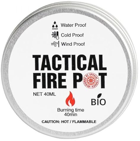 TACTICAL FOODPACK Emergency Outdoor Food Camping Food Army MRE Food Menu/Accessories: Z3 Fire Bowl