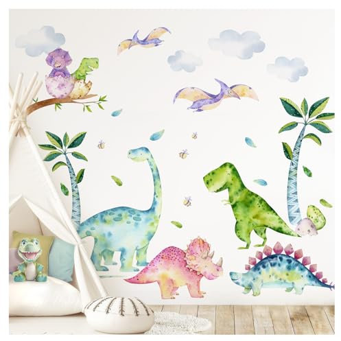 Grandora XXL Dinosaurier Wandsticker Kinderzimmer Wandtattoo Dino DL817-5