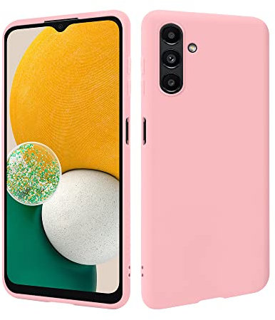 HSP Coque pour Samsung Galaxy A13 5G / A04s [Anti-poussière] étui de protection en silicone TPU premium | Résistant aux chocs | Protecteur d'écran et de caméra | Housse Ajustement parfait Mat | Rose