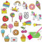 VEGCOO 24 Stück Diamond Painting Kinder, 5D Diamant Aufkleber Kit, Diamond Malerei Aufkleber, DIY Mosaik Set Kinder, für Mädchen Notebook, Cup,Geburtstagsgeschenk Kinder und Erwachsene Anfänger
