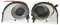Ventilador de Refrigeración GPU y CPU para Ordenador Portátil Compatible con Aero 15, 15X, Aero 14, RP64W, RP65W