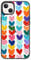 CASETiFY Compact iPhone 14 Plus Case [2X Military Grade Drop Tested / 4ft Drop Protection] - Clear Polka Daub Hearts - Clear Black