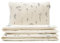MUMLA - Bettwäsche 200x200 cm, 100% Baumwolle, 3-teiliges Bettwäsche mit Blumenmuster - 1x Bettdeckenbezug + 2X Kopfkissenbezug 80x70 cm mit Reißverschluss, Zertifikat Oeko-Tex