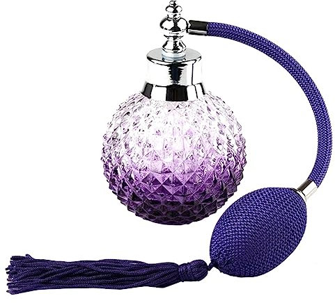 LAUGHERER 1Pcs 100 Ml Empty Vintage Perfume Bottle Cosmetics Bottling Spray Atomiser Refillable Glass Bottle