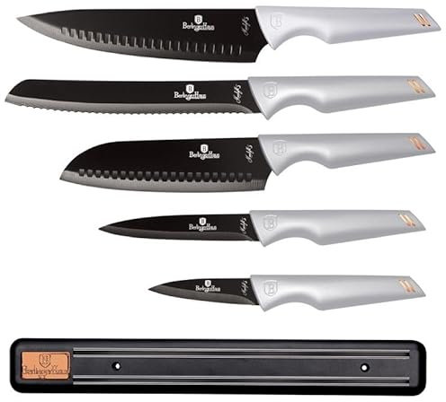 Berlingerhaus Set von Messern mit Magnethalter 6 PCs Aspen Collection BH-2703