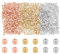 DICOSMETIC 1500 Stück 3 Farben Kunststoff CCB Abstandsperlen 4 mm Röhrenperlen Kleine Signalhornperlen Säule Lose Perlen Für DIY Schmuckherstellung Bohrung: 1.6 mm