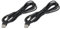 sourcing map USB to DC Power Cable 2 M USB to DC 3.5mm x 1.35mm 5v Power Cord Black for Mini Fan Camera Mobile Phone Tablet Devices 2 Pcs
