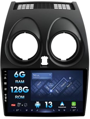 MISONDA 9 Zoll IPS Android 14 Autoradio für Nissan Qashqai J10 2006–2013 mit GPS Navi – 6 GB + 128 GB +Mikrofon DSP + Carplay unterstützt BT5.0/Mirror Link/WLAN/SWC/DAB